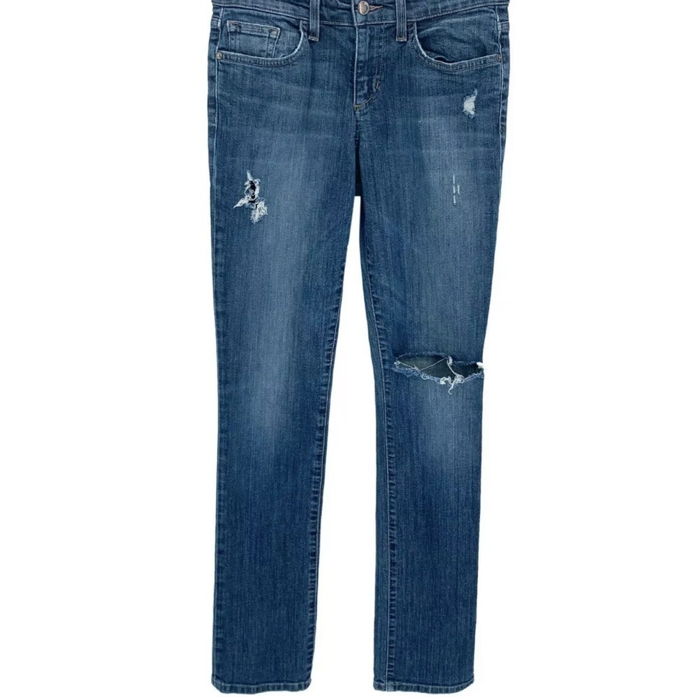 Joe’s Jeans Beth Distressed ripped‎ jeans Sz 27 medium wash skinny